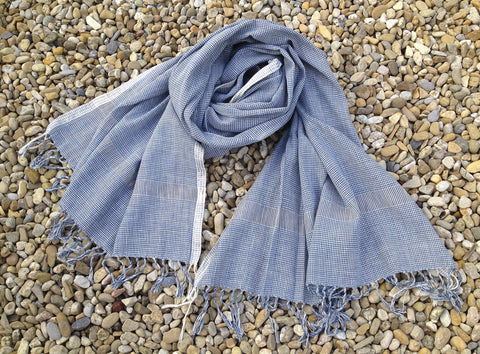 Organic Cotton Scarf with Natural Dye